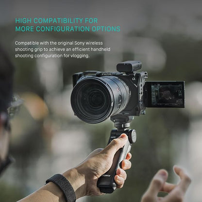Tilta Half Camera Cage for ZV-E1 | Cold Shoe, NATO Rail, M3 and 1/4""-20 - Image 3