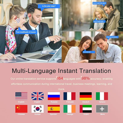 AI Translation Earbuds Real Time, 164 Language Translator Earbud 3-in-1 - Image 3