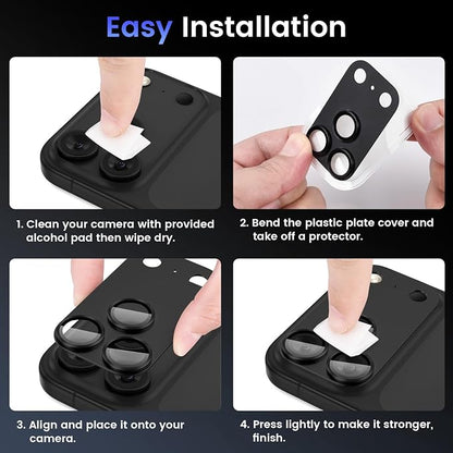 Tensea for iPhone 17 Pro Camera Lens Protector, Metal Aluminum Alloy Tempered - Image 7