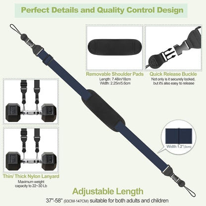 Universal Shoulder Strap, Removable Neoprene Padded Camera Strap, Adjustable - Image 6