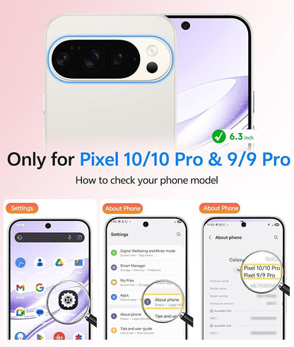 FNTCASE for Google Pixel 10 Pro Case: for Pixel 10 Case Translucent Matte Cases - Image 2