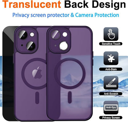 for iPhone 15 Plus Case with Privacy Screen Protector and Camera Protection - Image 2