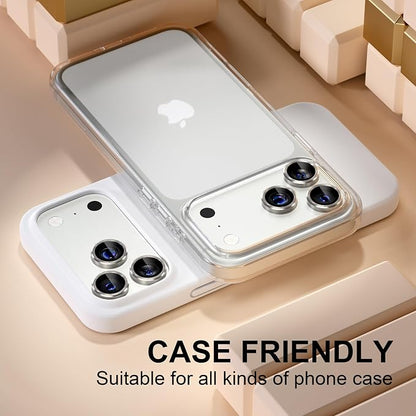 Misea Compatible for iPhone 17 Pro/iPhone 17 Pro Max Camera Lens Protector - Image 5