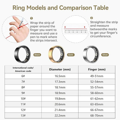 Smart Ring for Women & Men, Fitness Tracker - Image 7
