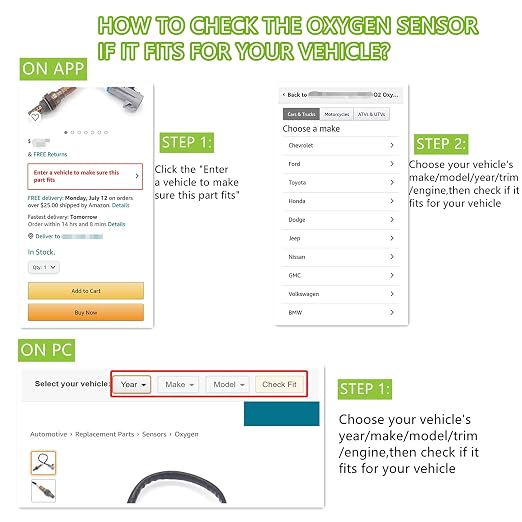 234-4380 O2 Oxygen Sensor Air Fuel Ratio Downstream Compatible - Image 7
