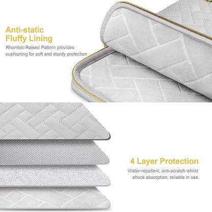 Lacdo Laptop Sleeve Case for 15 inch New MacBook Air M4 A3241 2025, M3 A3114 - Image 2