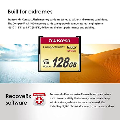 Transcend 16GB CF1000, CompactFlash Memory Card, UDMA 7, High Speed, - Image 8