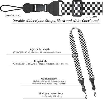 FIEIL Nylon iPad Strap, Adjustable Camera Neck Strap, Comfortable Shoulder Strap - Image 6