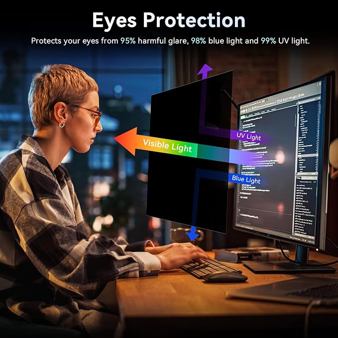 23.8 Inch Computer Privacy Screen Filter - Image 4
