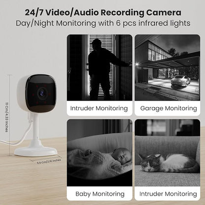 AMOROM 1080P Indoor Wired Security Camera - Image 5