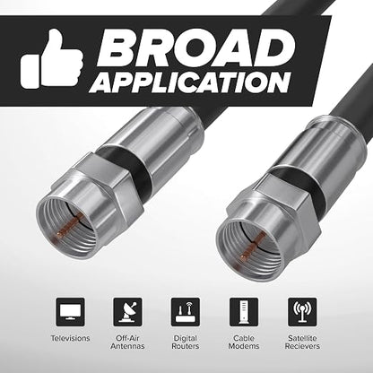 THE CIMPLE CO - RG6 Coaxial Cable 100 FT - RG6 Coax Cable - Image 8