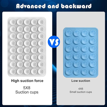 2PACK Silicone Double Sided Suction Phone Case Mount, Detachable Hands Free & - Image 4