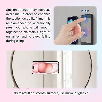 3 Pack Double Sided Silicone Suction Cup Phone Case Mount, Hands-Free Silicon - Image 5