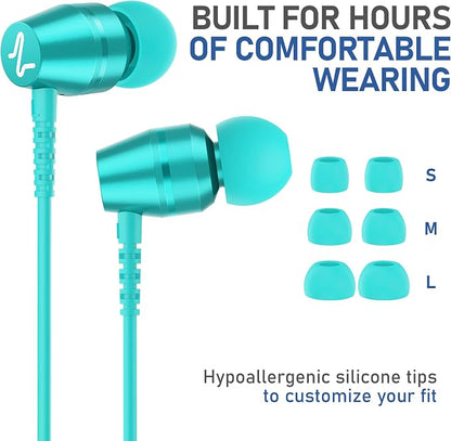 LUDOS OMNITONE Wired Earbuds in-Ear Headphones, 5 Years Warranty, Earphones - Image 6