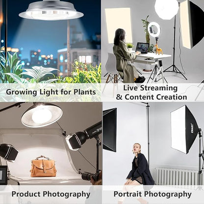 EMART 2Pack 135W Photography Light Bulb - Image 5
