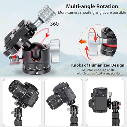 Koolehaoda Mini Ball Head with Arca Quick Release Plate, 360° Panoramic | Φ28mm - Image 3