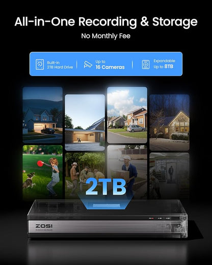 ZOSI 1080p 16 Channel Security Camera System Outdoor - Image 6