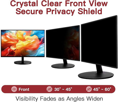 2 Pack 23 Inch Privacy Screen for Computer Monitor 16:9 Aspect Ratio, Eye - Image 2