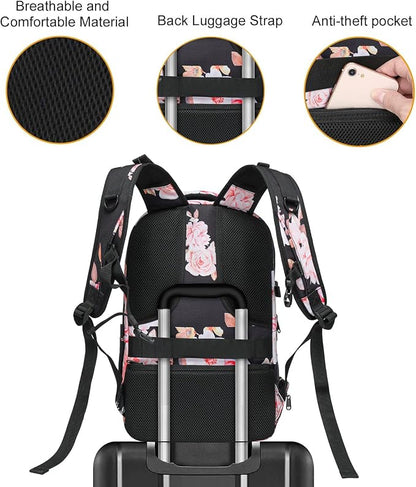 MOSISO Camera Backpack, DSLR/SLR/Mirrorless Photography Camera Bag Peony - Image 4