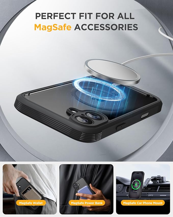 Miracase Magnetic for iPhone 16 Plus Case Full-Body Phone - Image 6