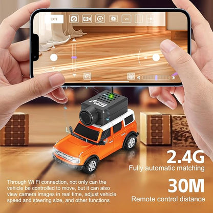 WLtoys 1:64 Mini RC Cars, 2.4G FPV Remote Control Toy Car - Image 5
