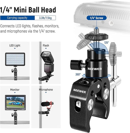 NEEWER Mini Articulated Ball Head - Image 4