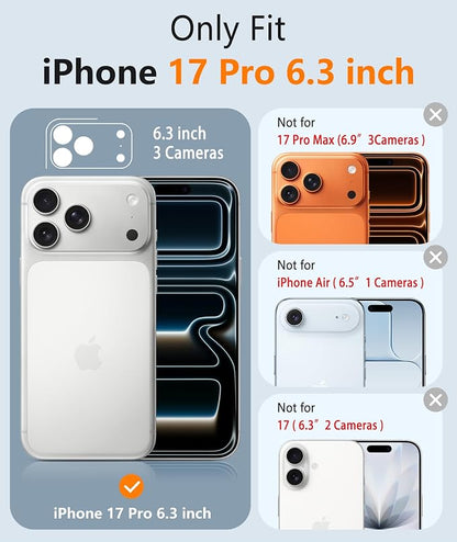 FNTCASE for iPhone 17 Pro Case: Integrated Silicone Phone Cases - Image 2