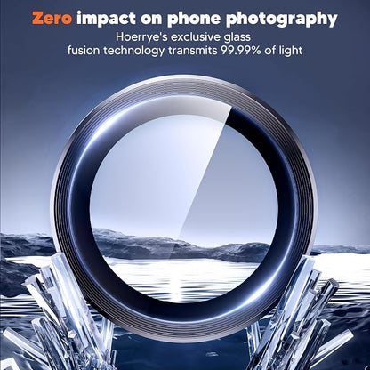 Hoerrye for Samsung Galaxy S24 Ultra Camera Lens Protector, Case-Friendly - Image 3