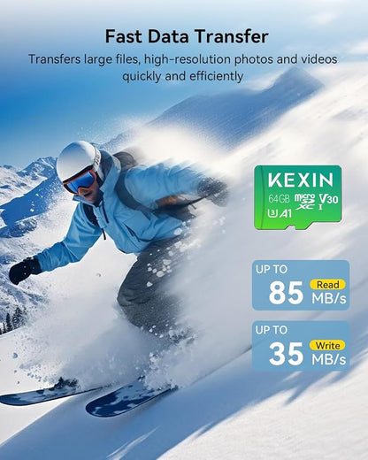 KEXIN 64GB Micro SD Card 3 Pack - Image 3