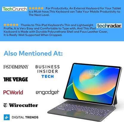 Keyboard Case for iPad Air 11-inch & iPad Pro 11 inch – Magic-Style Magnetic - Image 6