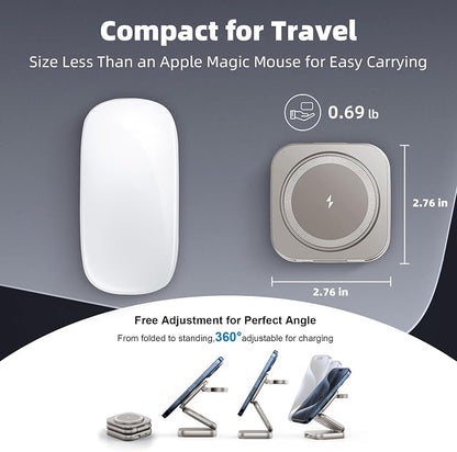 5-in-1 Wireless Charger for MagSafe, AC ISLAND Portable Travel Charging Station - Image 5