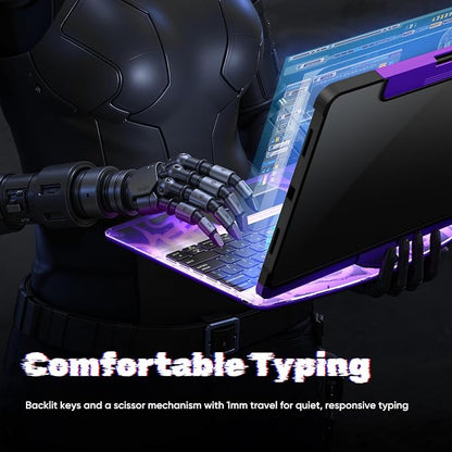 KITONE Transparent Case with Wireless Keyboard - Image 5