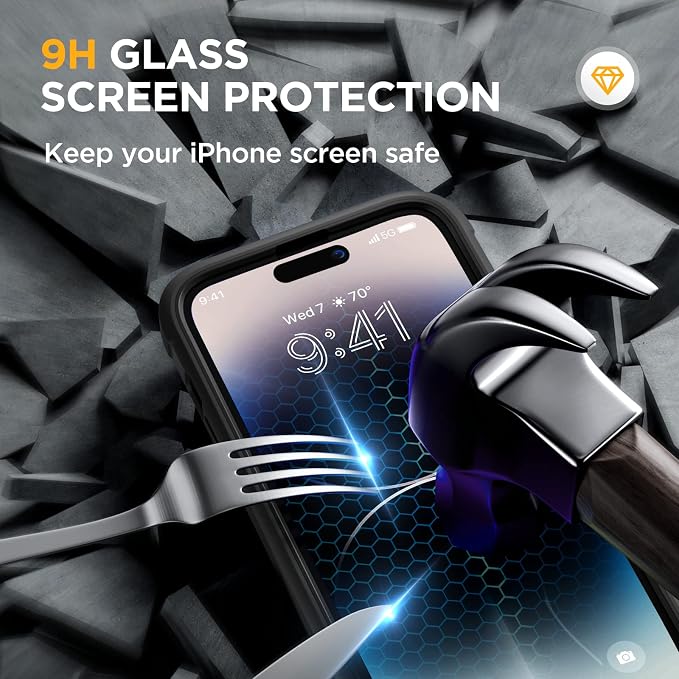 Miracase Glass Series Designed for iPhone 14 Pro Case 6.1 Inch, Upgrade - Image 5