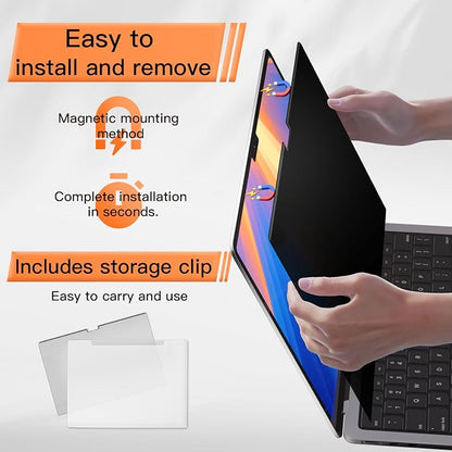 Privacy Screen for MacBook Air 15 Inch 2023-2025, Magnetic Removable Anti Glare - Image 4