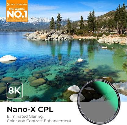 K&F Concept 82mm Circular Polarizers Filter Polarizing Filter 28 Multi-Layer - Image 2
