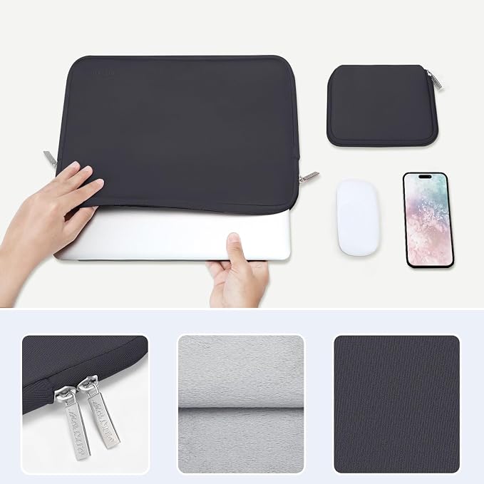 MOSISO Laptop Case 16 inch, 15-15.6 inch Laptop Sleeve Bag Compatible - Image 4