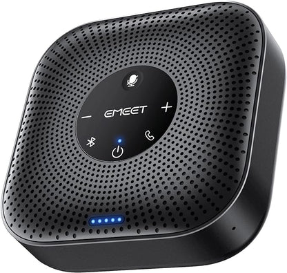 EMEET Conference Speakerphone M0 Plus, 4 AI Mics 360° Voice Pickup, Noise by EMEET