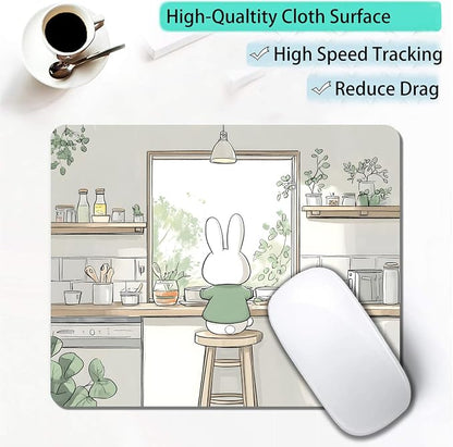 Cute Cartoon Anime Rabbit Custom Mouse Pad - Image 3
