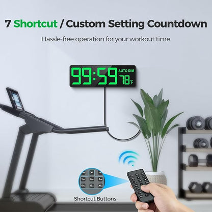 REACHER 16.5" Large Digital Wall Timer Clock - Image 4