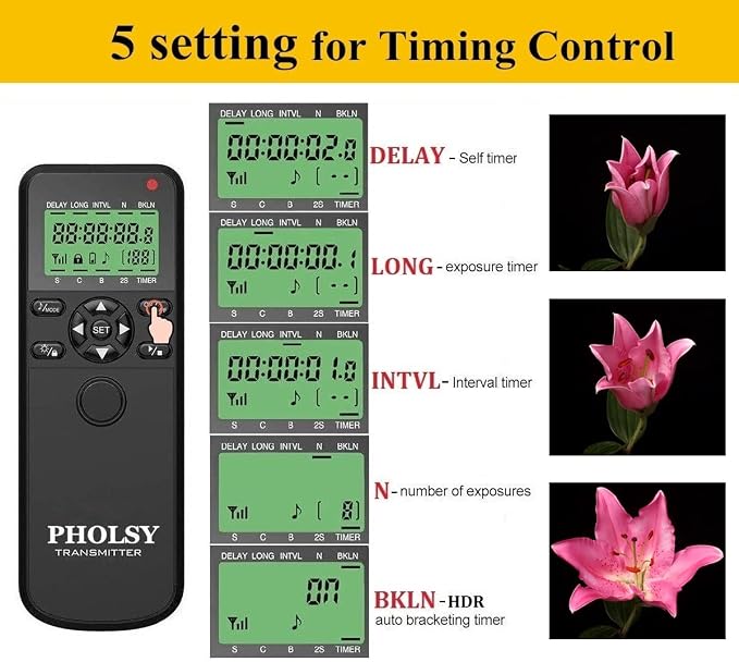 PHOLSY Wireless Timer Remote Control - Image 3