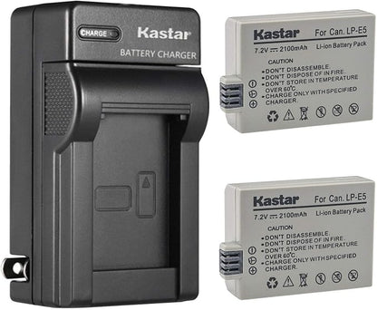 Kastar 2-Pack Battery and AC Wall Charger Replacement by Kastar