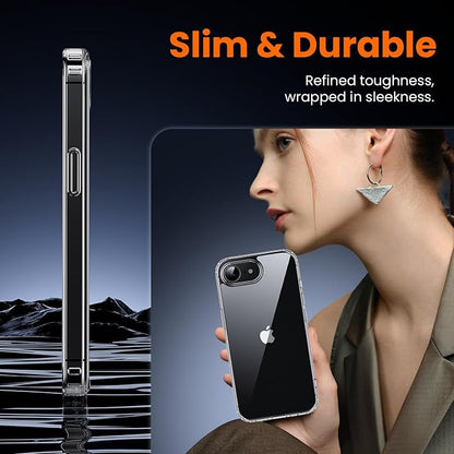 toushion 3 in 1 for iPhone 16E Case Clear/iPhone 17E Case Screen Protector *2 - Image 5