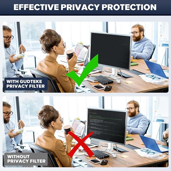 HD Computer Privacy Screen 22 inch, Upgraded Computer Privacy Screen - Image 6