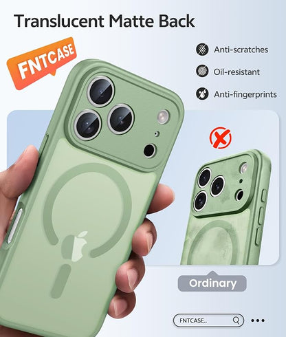 FNTCASE for iPhone 17 Pro Case: Translucent Matte Cases - Image 6