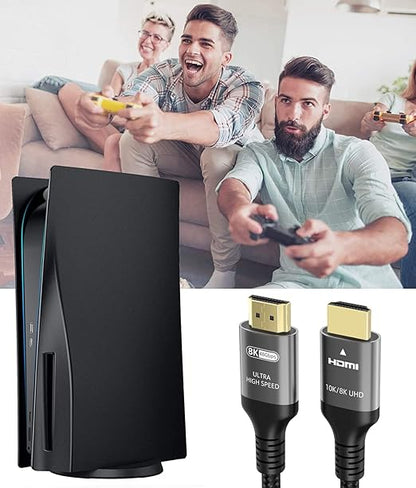 10K 8K 4K HDMI Cable 48Gbps 3.3 FT, Certified Ultra High Speed HDMI® Cable 4K - Image 6