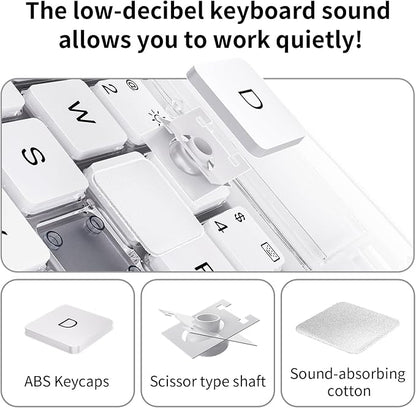 iPad Keyboard Case for iPad 10th Gen & 11th, Magic Wireless Keyboard - Image 8