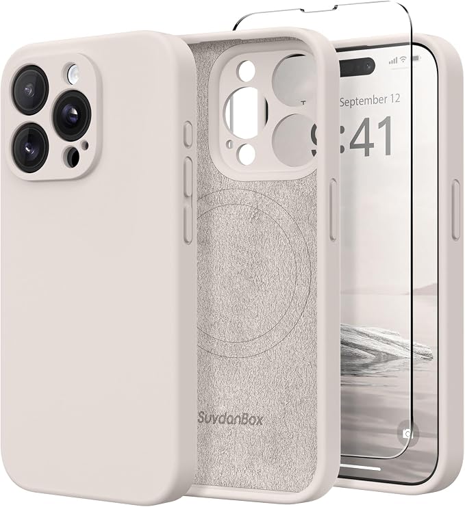 Magnetic for iPhone 15 Pro Case, Compatible by SUYDANBOX