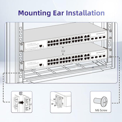 19" Rack Mount Kit for Cisco Switches 2960-X/2960-XR Series and 3650/3850 - Image 4