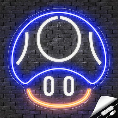 Kavaas Gaming Neon Sign, Mushroom Neon Sign by Kavaas