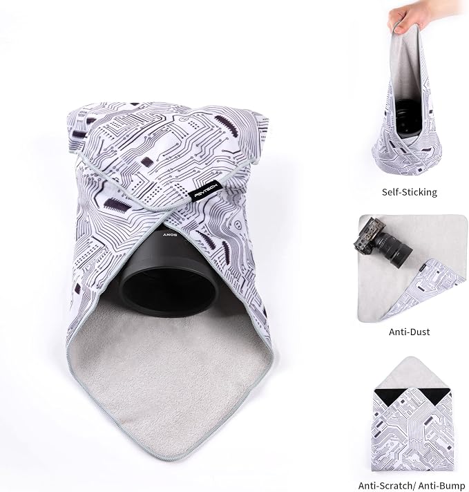 PGYTECH Protective Wrap, Anti-scratch Lens Wrap, Self-Adhesive Cloth Protective - Image 3
